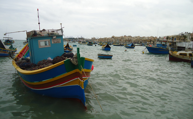 pueblo pesquero marsaxlokk