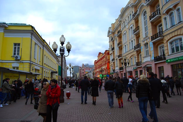 vista de la calle arbat