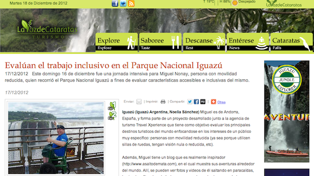 artículo sobre mi visita a cataratas de iguazú