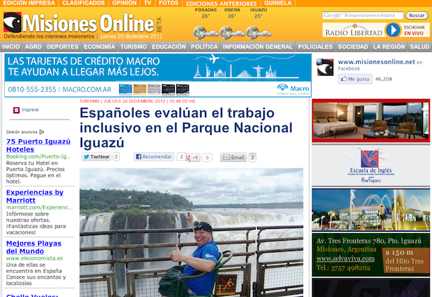 portada del periódico online