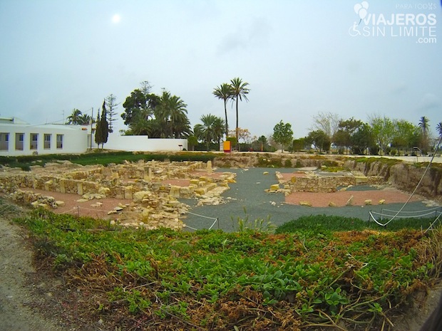 ruinas encontradas en el museo de la alcudia