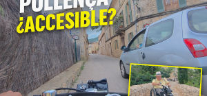 Calles de Pollença dificultad silla de ruedas